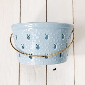 NWT Target BP Ceramic Easter Bunny Basket